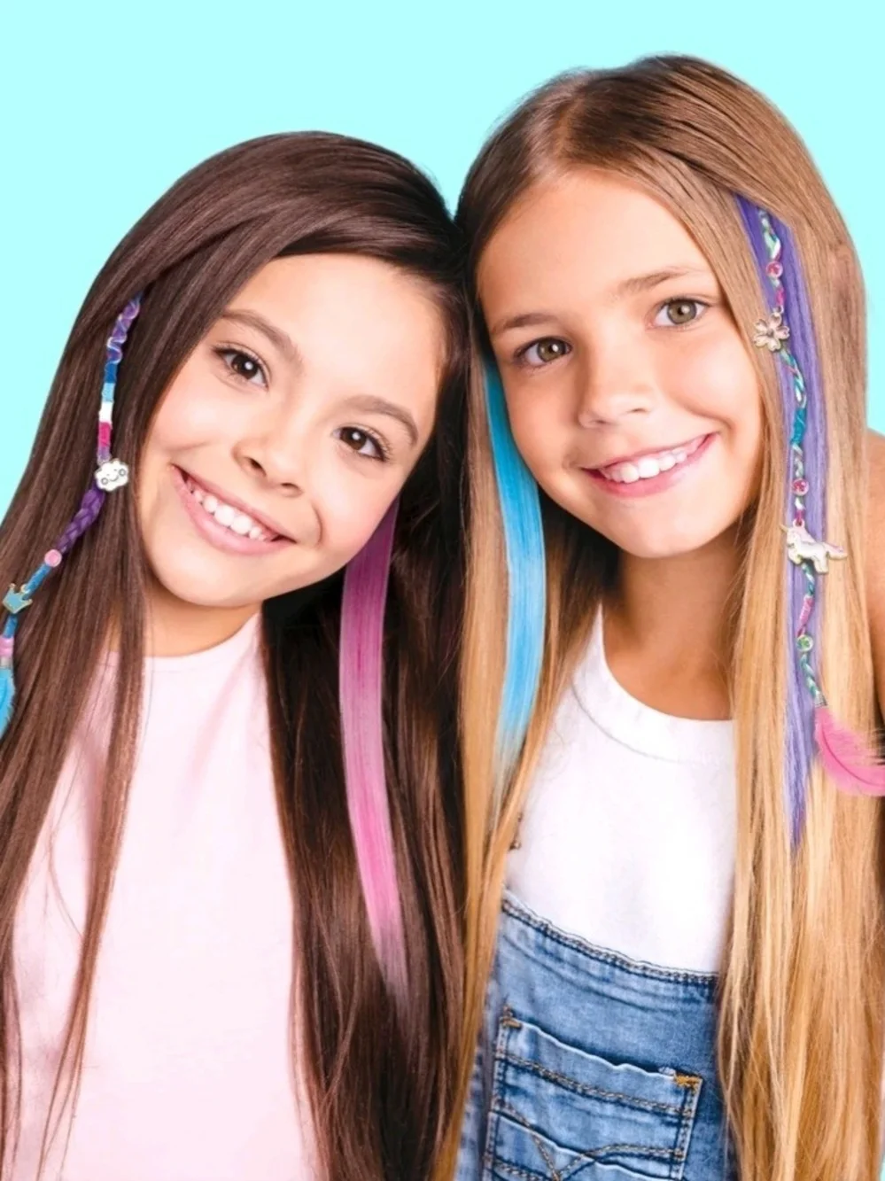 Make Your Own Hair Accessories Kit - Pink & Blue Accents